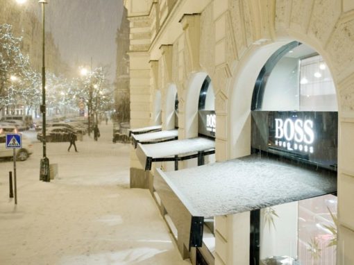 Rekonstrukce prodejny HUGO BOSS Praha 1